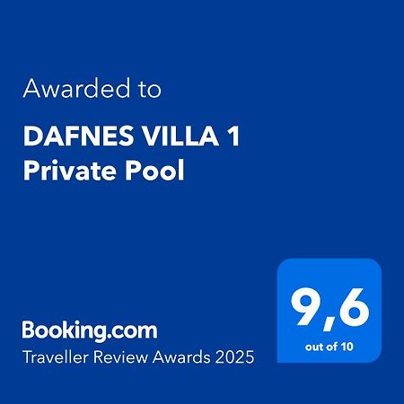 Dafnes Villa 1 Private Pool Perivolos  Eksteriør billede